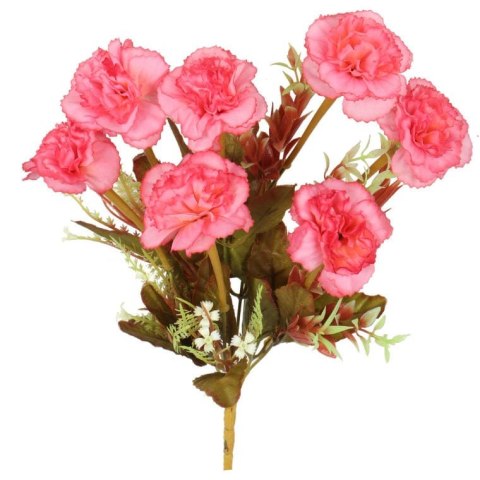 Bukiet 7 goździków w jesiennym kolorze łososiowym