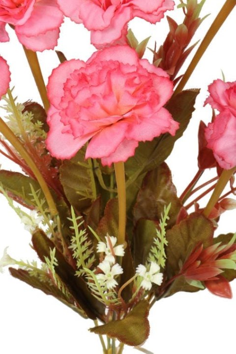 Bukiet 7 goździków w jesiennym kolorze łososiowym