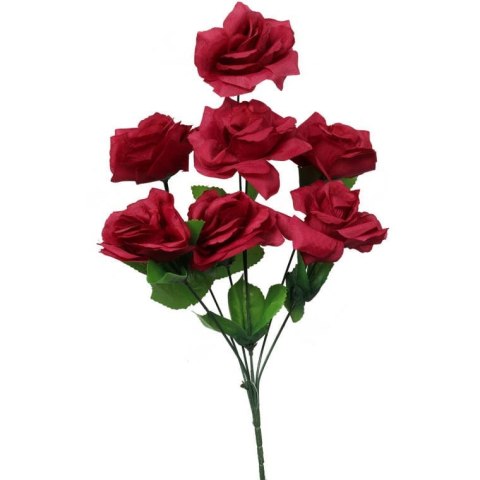 Bukiet 7 róż w kolorze czerwonym