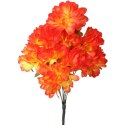 Bukiet 9 chryzantem w kolorze pomarańczowym