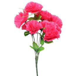 Bukiet 9 goździków z wąsami kolor różowy