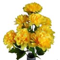 Bukiet 9 żółtych chryzantem [D-024E]