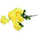 Bukiet Żółtych Róż - 7 Sztuk, Wielkość 44 cm