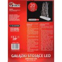 Dekoracja - gałązki z lampkami LED 28 cm