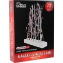 Dekoracja - gałązki z lampkami LED 28 cm