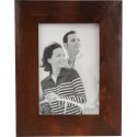 Drewniana stojąca falowana ramka na zdjęcie 18x14 cm