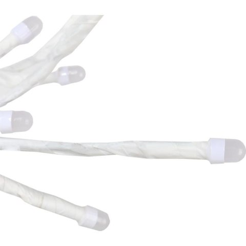 Drzewko bonsai z elastycznymi gałązkami i LED, białe, 40 cm, zasilane bateriami.