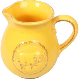 Dzbanek ceramiczny w kolorze żółtym 13 cm