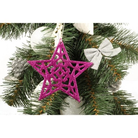 Fioletowa Brokatowa Zawieszka Gwiazda 10 cm