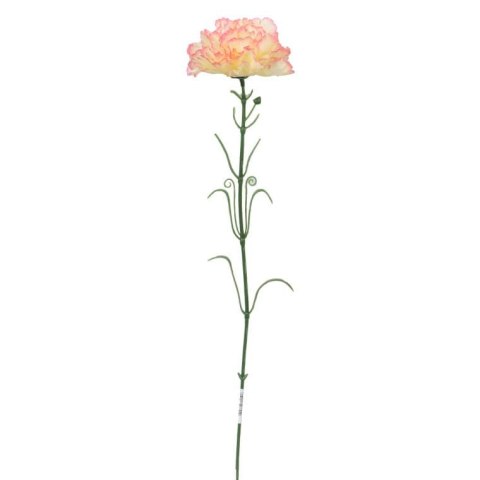 Goździk Sztuczny Żółto-Różowy Cieniowany 50 cm