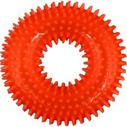 Gryzak gumowy piszczący czerwony gum39