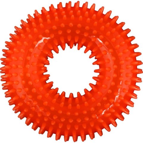 Gryzak gumowy piszczący czerwony gum39