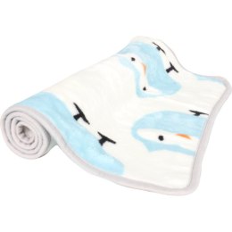 Kocyk dla Psów z Motywem Ptaków - Jasno-Kremowy