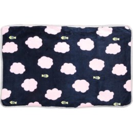 Kocyk dla psa Chmurka w kolorze ciemno granatowym o wymiarach 40x60cm