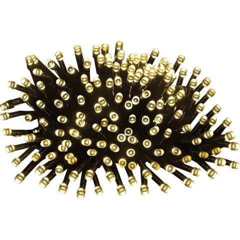 Lampki choinkowe 100 LED typu ryż z programatorem ciepły biały