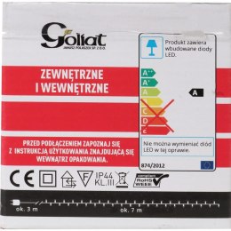 Lampki choinkowe 140 led zimny biały wewnętrzne i zewnętrzne sznur