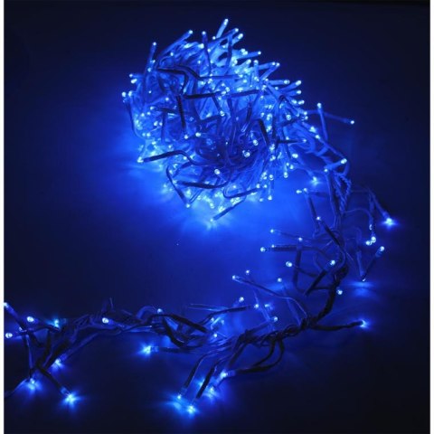 Lampki choinkowe 288 led typu gąsienica w kolorze niebieskim 2 m