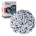 Lampki choinkowe 300 LED wewnętrzne zewnętrzne, zimny biały