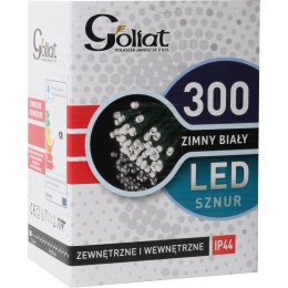 Lampki choinkowe 300 LED wewnętrzne zewnętrzne, zimny biały