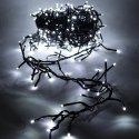Lampki choinkowe 384 led energooszczędna gąsienica 10m zimny biały