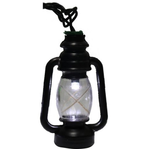 Lampki choinkowe LED w kształcie latarenek, 20 sztuk, długość 2,85 cm