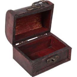 Mała szkatułka w kolorze brązowym