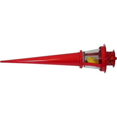 Pochodnia Metalowa Citronella do Odstraszania Owadów - Czerwona