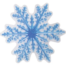 Podświetlana Baterią Dekoracja Świąteczna - Śnieżynka z Przyssawką i Kolorowym LED