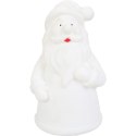 Podświetlana Figurka Mikołaja z Kolorowym Światełkiem LED, 12.5 cm
