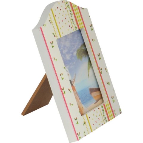 Ramka na zdjęcie z drobnymi kwiatami 8,5 cm x 11,7 cm