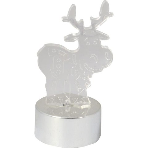 Renifer Akrylowy z Podświetleniem LED - Ozdoba Nocna