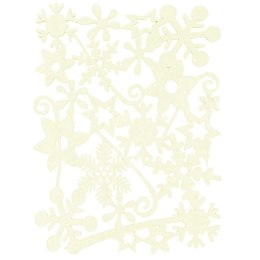 Serweta filcowa, kremowa, FILCSERW-6