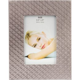 Stojąca ramka na zdjęcie z czarną tkaniną 15x19 cm