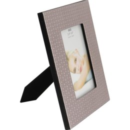 Stojąca ramka na zdjęcie z czarną tkaniną 15x19 cm