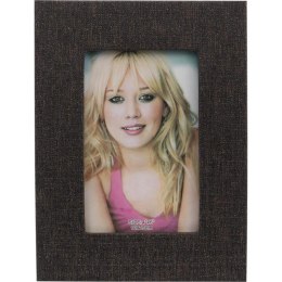 Stojąca ramka na zdjęcie z czarną tkaniną 16 x 21 cm