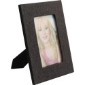 Stojąca ramka na zdjęcie z czarną tkaniną 16 x 21 cm