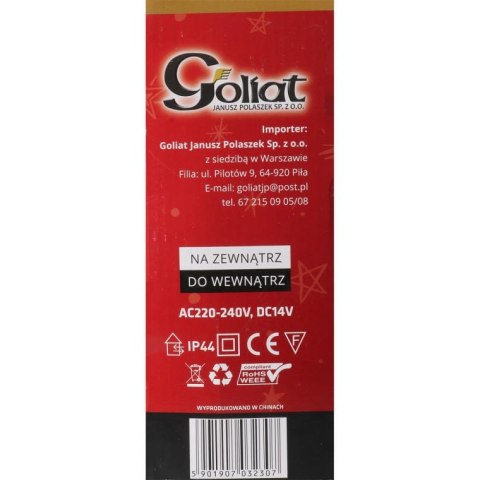 Świąteczny Projektor LED 4W z Ruchomymi Motywami Świątecznymi dla Zewnętrznej Dekoracji