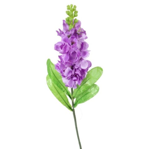 Sztuczna Gałązka Lewkonii Fioletowej - 55 cm