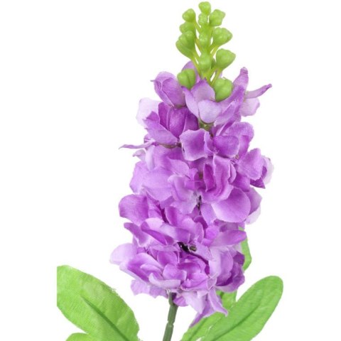 Sztuczna Gałązka Lewkonii Fioletowej - 55 cm