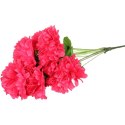 Sztuczny Bukiet 10 Różowych Chryzantem z Trawką - Dekoracja na Wszystkich Świętych