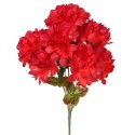 Sztuczny Bukiet 7 Czerwonych Chryzantem - Dekoracja Wszystkich Świętych