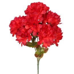 Sztuczny Bukiet 7 Czerwonych Chryzantem - Dekoracja Wszystkich Świętych