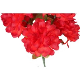 Sztuczny Bukiet 7 Czerwonych Chryzantem - Dekoracja Wszystkich Świętych