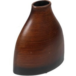 Wazon ceramiczny w kolorze brązowym 19x10x22 cm