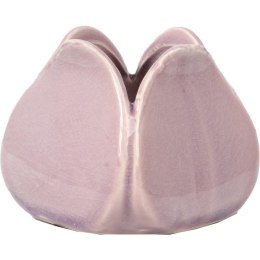 Wazonik ceramiczny w kształcie kwiatu wrzosowy 8x7 cm