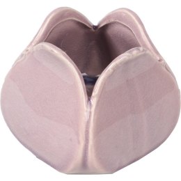 Wazonik ceramiczny w kształcie kwiatu wrzosowy 8x7 cm