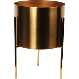 ZŁOTA OSŁONKA METALOWA NA TRZECH NÓŻKACH 17 CM