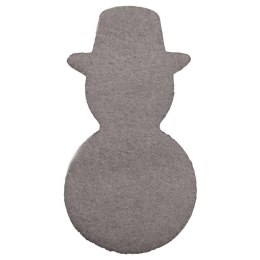 Zestaw 2 Bałwanów-Zawieszek z Pianki, Białe, Wysokość 12,5cm