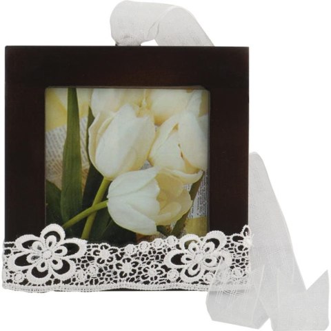 Zestaw 4 dekoracyjnych ramek na zdjęcia prostokątne