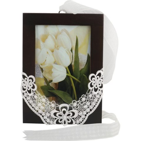 Zestaw 4 dekoracyjnych ramek na zdjęcia prostokątne